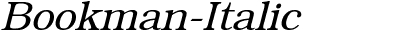 Bookman Italic
