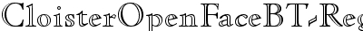 Cloister Open Face BT