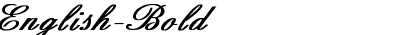 English Bold