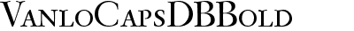 VanloCapsDB Bold