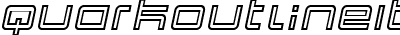 Quark Outline Italic