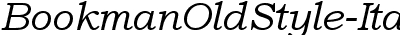 Bookman Old Style Italic