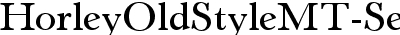 Horley Old Style MT SemiBold