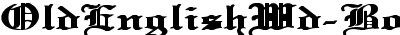 Old English Wd Bold