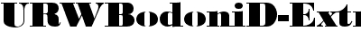 URWBodoniDExtBolWid