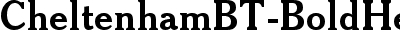 Cheltenham Bold Headline BT