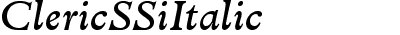 Cleric SSi Italic
