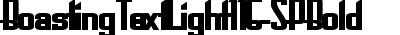 BoastingTextLight116 Bold