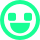 emoji happy circle 546 green