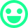emoji happy circle 549 green