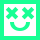emoji happy square 397 green