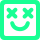 emoji happy square round 425 green