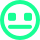 emoji neutral circle 551 green