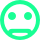 emoji sad circle 555 green