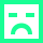emoji sad square 400 green