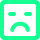 emoji sad square round 428 green