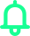 notification bell 1397 green