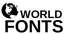 world-fonts logo
